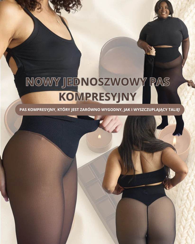 Wyszczuplające legginsy z polarem, które wygładzają i redukują cellulit.