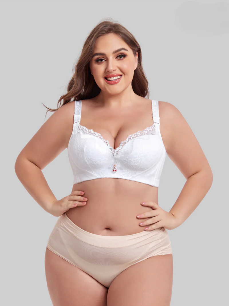 Biustonosz push-up Vellura™ z koronką