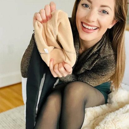 Wyszczuplające legginsy z polarem, które wygładzają i redukują cellulit.