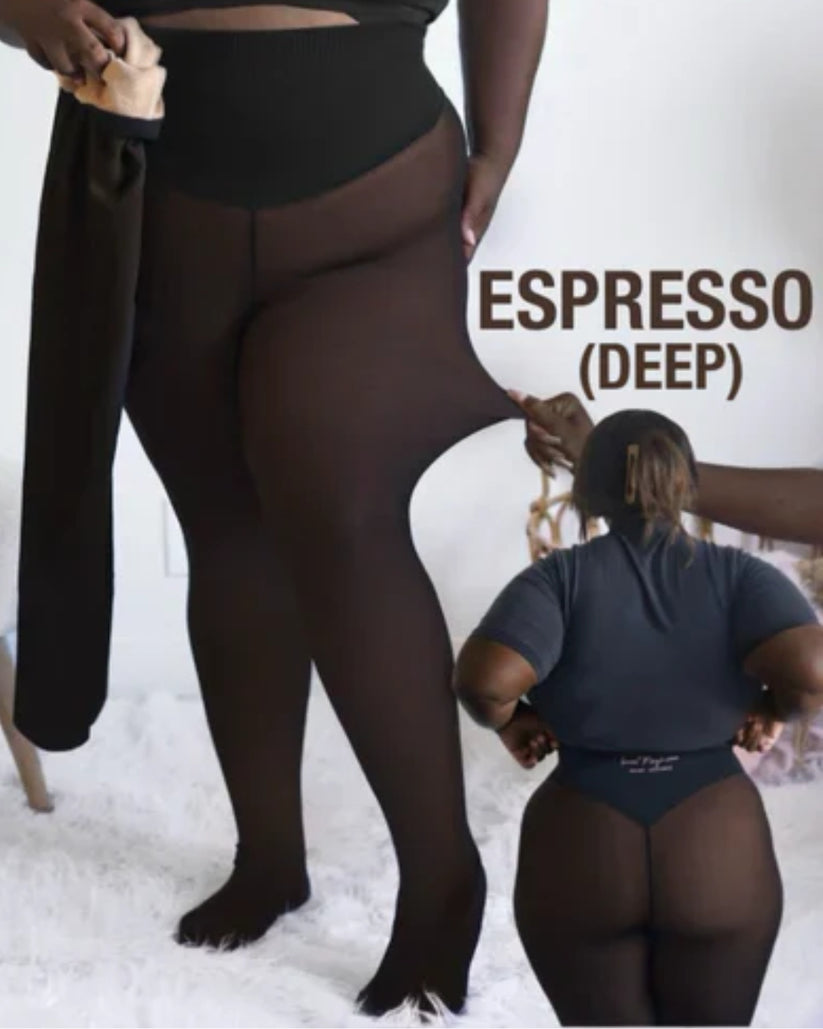 Wyszczuplające legginsy z polarem, które wygładzają i redukują cellulit.